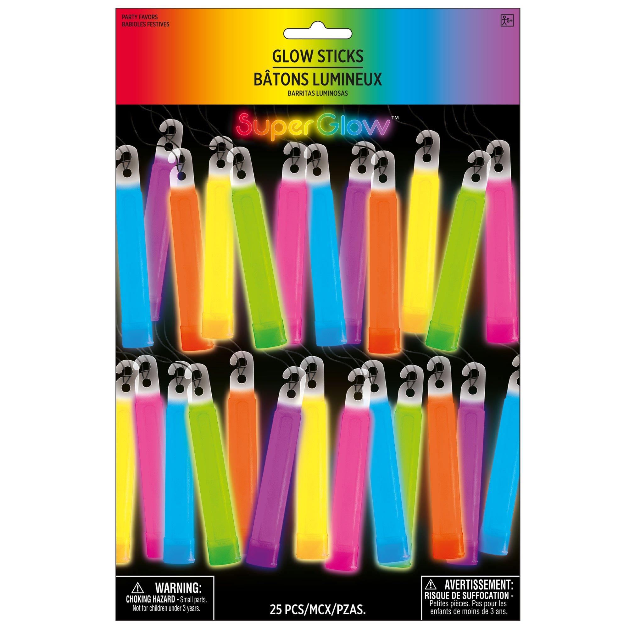 Multicolored Glow Stick Necklaces  25ct